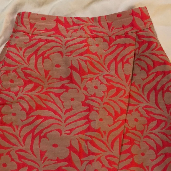 JCrew pink crossover skirt - Picture 2 of 4